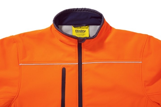 Picture of Bisley, Taped Hi Vis Soft Shell Jacket